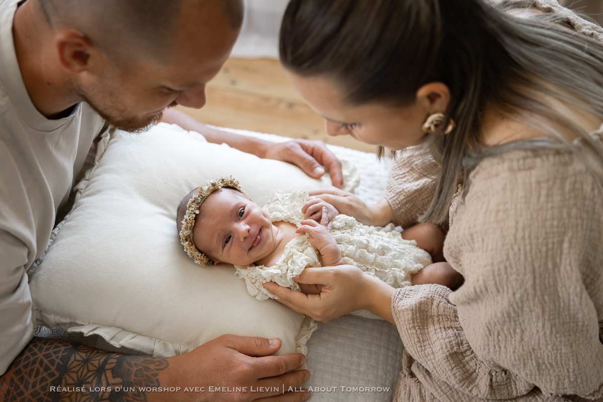 seance photo nouveau-ne bebe studio