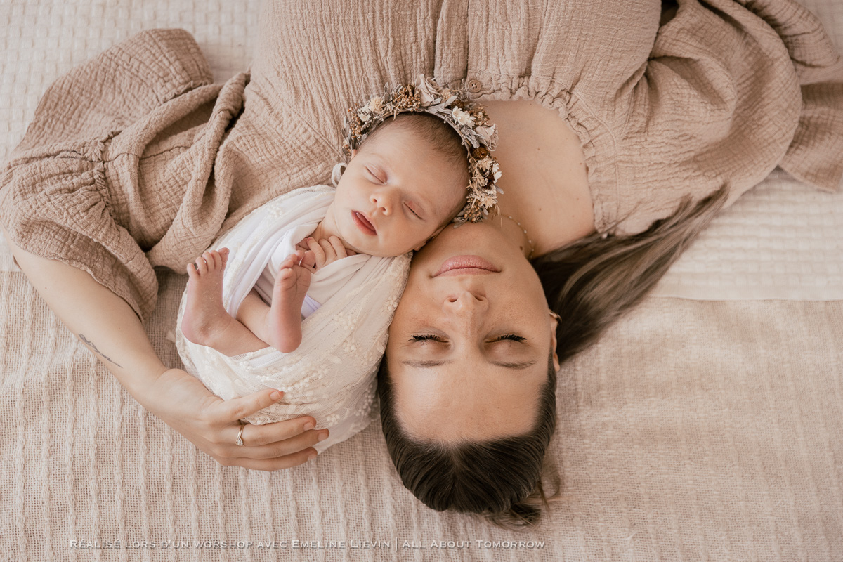 seance photo nouveau-ne bebe studio