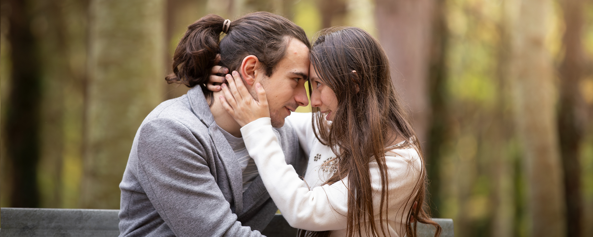 seance photo couple en foret