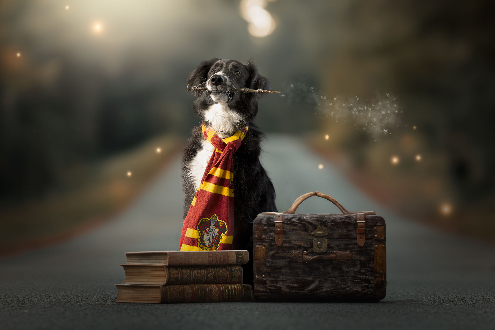 chien border collie harry potter