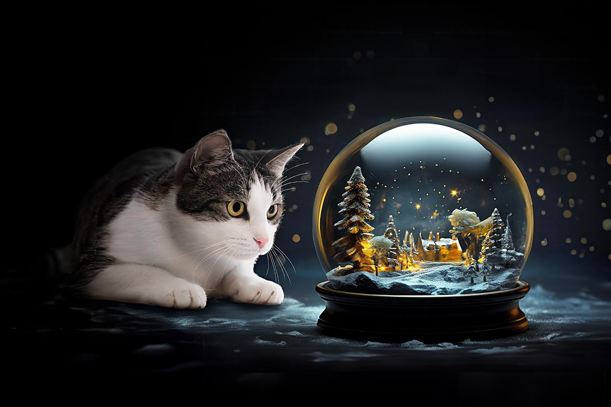 Montage photo fun drole poudlard chat rigolo formation photo retouche